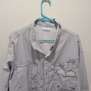 Columbia Checkered Vented Button-Up Shirt